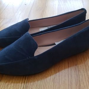 Taryn Rose Blue Suede Flats